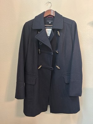  Hilfiger American Classics Women s Midnight Wool Blend Duffle Coat winter prep 