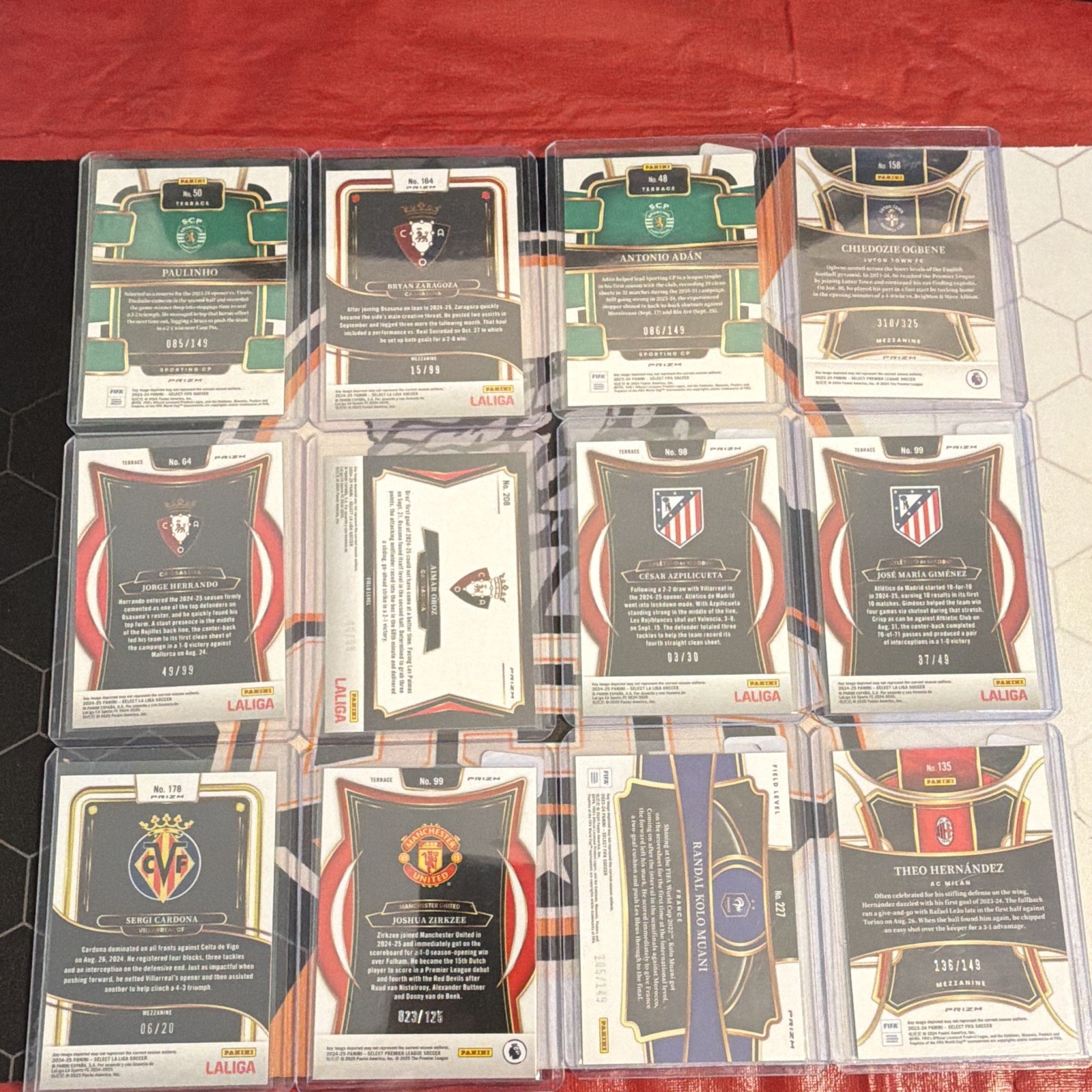 Panini 2022-23 Select Prizm & Topps NUMBERED Soccer Rookie Card Lot (34) view 4