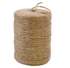 PerkHomy Natural Jute Twine   600ft Brown String for Crafts, Packing, Gardening