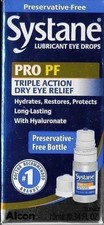 SYSTANE PRO PF DRY EYE RELIEF LUBRICANT EYE DROPS 0.34 Fl oz exp 6/2026