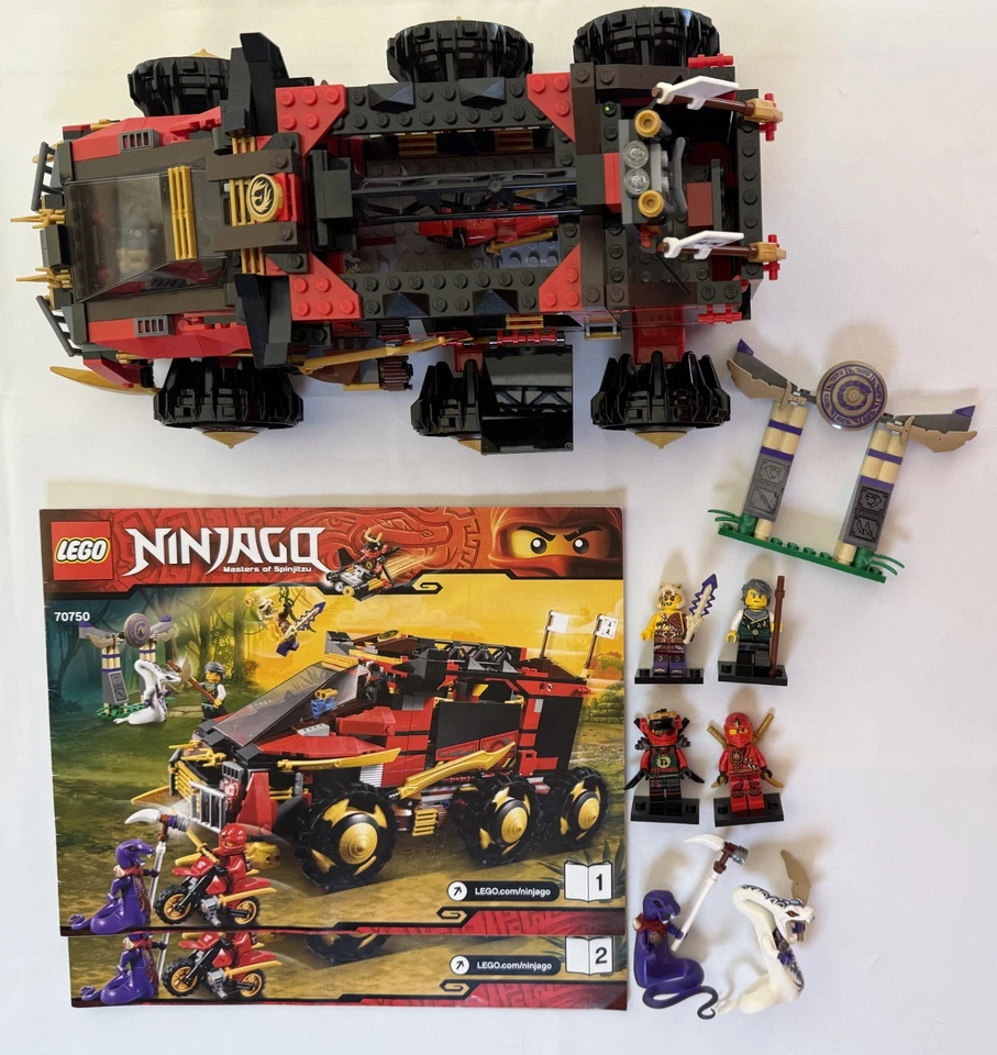 LEGO 70750 Ninjago Ninja DB X Juego Retirado Usado 100% Completo Envío GRATIS Foto 3 de 4