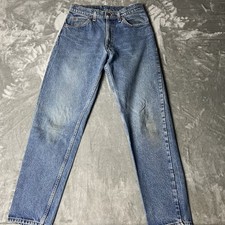 Vintage Levi  s 550 Blue Jeans Men 31x32 Orange Tab 90s Black Wing