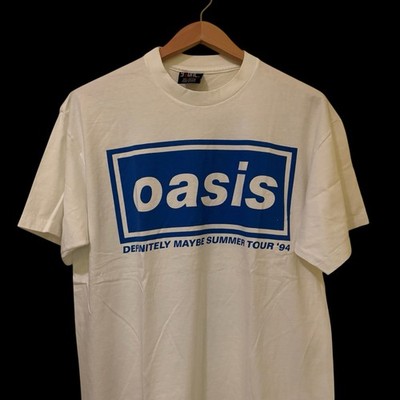 OASIS Vintage 1994 DEFINITELY MAYBE SUMMER TOUR 90s Band Size XL T 