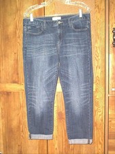 BANANA REPUBLIC Women’s Cropped Cuffed Denim Blue Jeans Mid Rise size 31/12