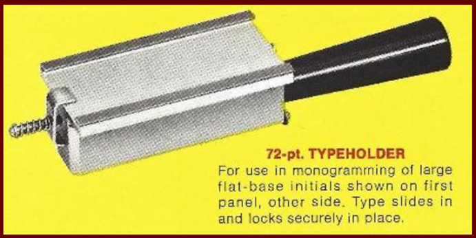 Kingsley Hot Foil Stamping Machine Holder Flat Base Attachment Font ...