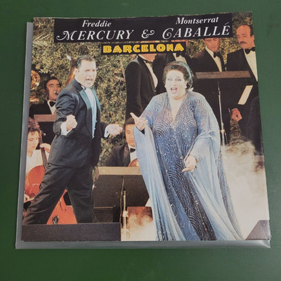 Freddie Mercury, Montserrat Caballe Barcelona 7'', Neu, Vinyl 1987 Polydor, weiss
