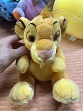 Vintage Applause BABY SIMBA HAND PUPPET Disney Lion King 8 Cub Plush EC
