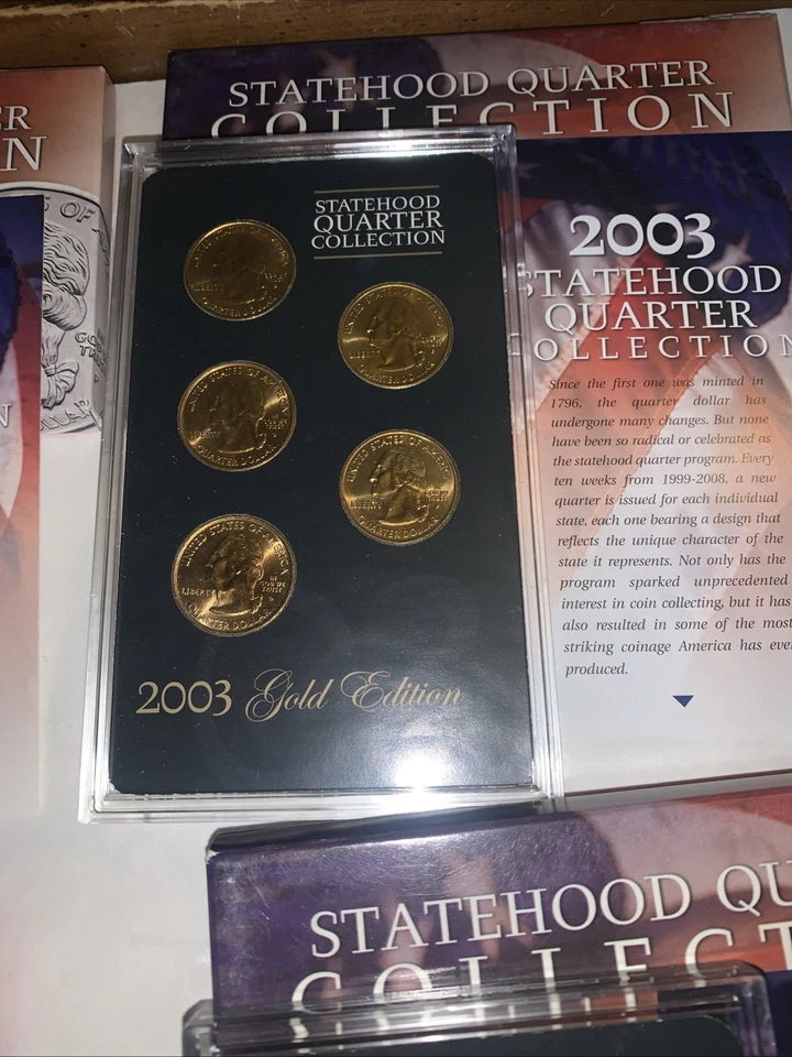 2002-2005 Gold Statehood Quarter Collection 5 Coin Sets - 2002/2003/2004/2005 - Image 3 of 4