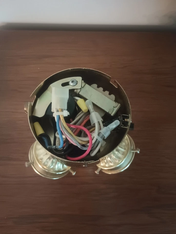 3-Light Gold Concord Ceiling Fan Replacement Light Kit - Image 2 of 3