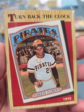 1987 Topps #313 Turn Back The Clock 1972 Roberto Clemente
