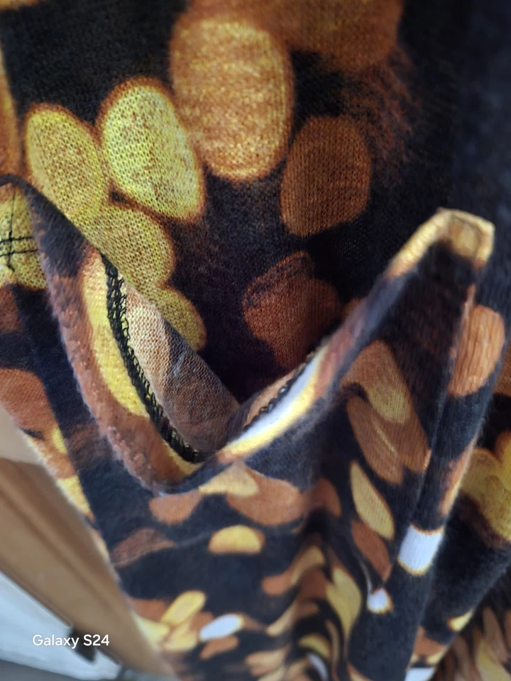 G BY GIULIANA Fall Seasons Polka Dots Topper Duster Open Cardigan Size 1X Petite - Image 4 of 4