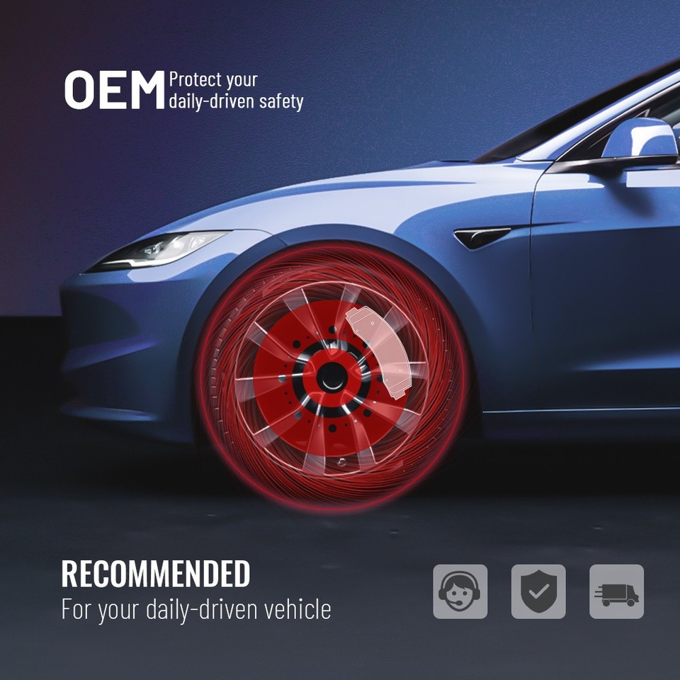 Front Rear Drilled Brake Rotors Ceramic Pads For 2021 2022 2023 Ford ...