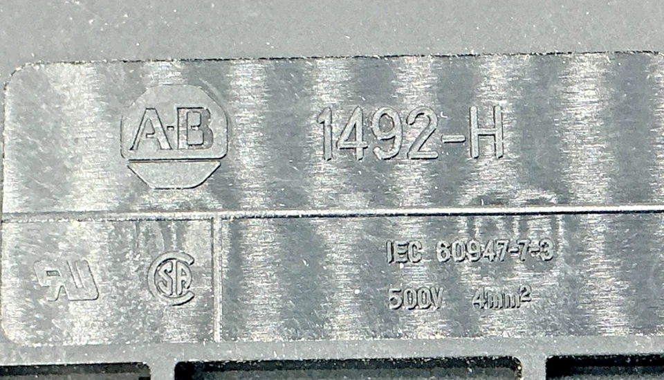 Lot of 2 New Allen Bradley 1492-H5 Ser E Terminal Blocks 10-57V - Image 4 of 4