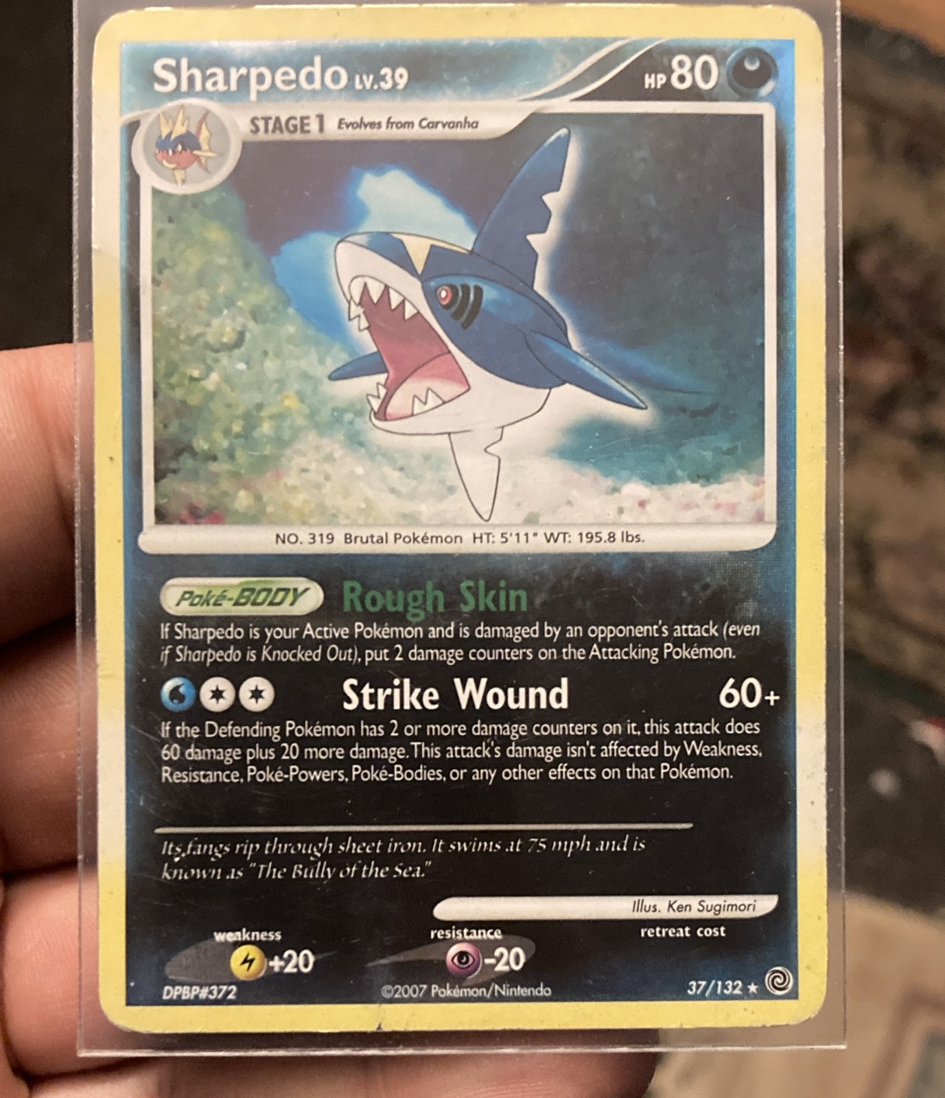 Sharpedo 37/132 Secret Wonders Reverse Holo 💦