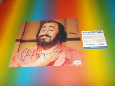 Luciano Pavarotti signed signiert Autogramm auf 20x25  Foto in person + ACOA