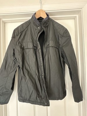 Barbour International Allen Waxed Cotton Jacket Black MWX1783BK11 Size M