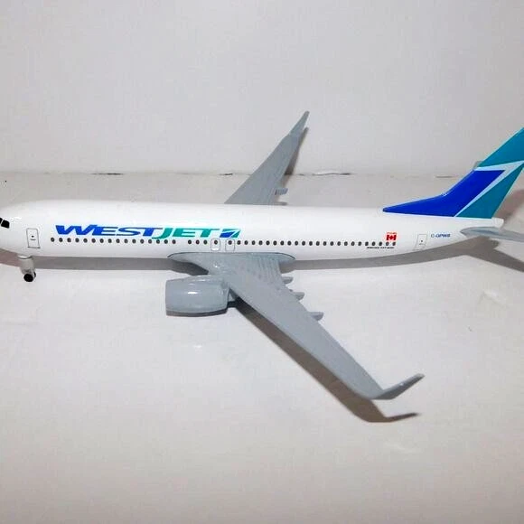 Lote de 6 aviones comerciales diecast 1/300 Daron Realtoy Southwest WestJet AC Foto 2 de 4