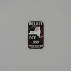 U.S. State Silver bar .999 1ozt Proof - NY/New York - 001011/041785