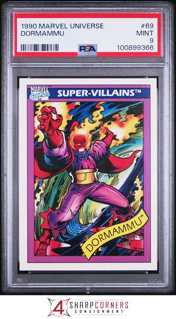1990 MARVEL UNIVERSE #69 DORMAMMU PSA 9