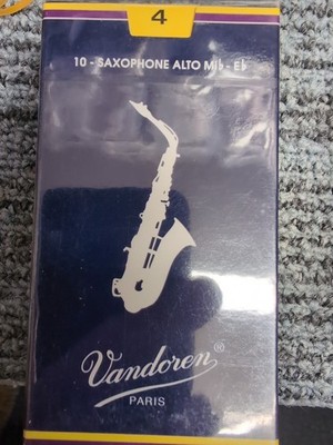 Vandoren SR214 Stärke 4.0 traditionelle Altsaxophon Blätter - 10er Pack