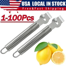 Stainless Steel Lemon Zester & Grater – Kitchen Peeler Grater Wholesale Lot