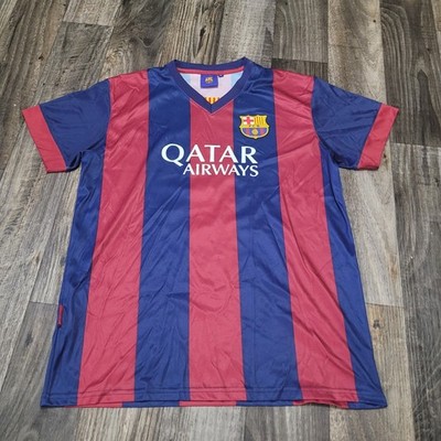 Barcelona Qatar Foundation FCB Unicef Messi 10 Jersey Men s Size Medium