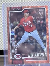 Zach Maxwell 2026 Rc /25 Orange Cracked Ice 2026 Reds.