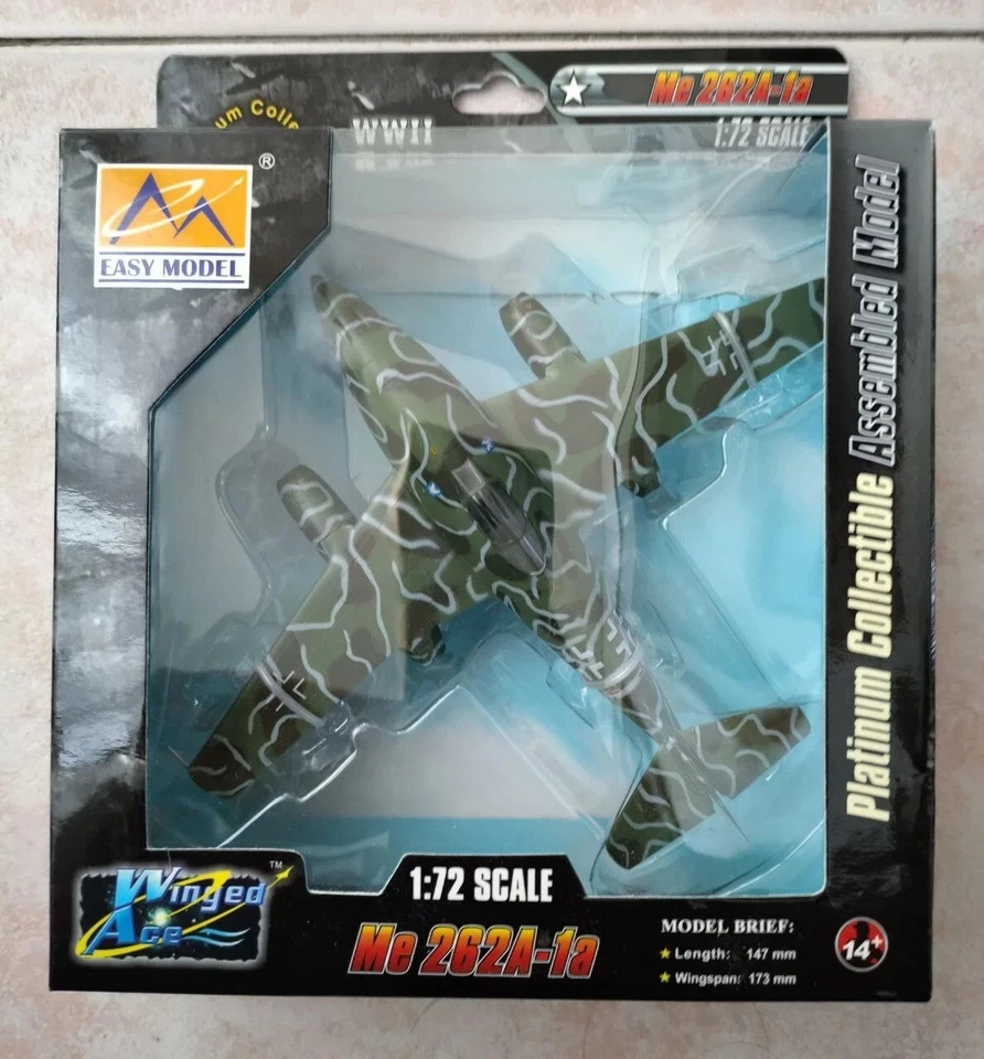 Avión 1/72 Easy Model Messerschmitt Me262 Me 262 Luftwaffe Jet Fighter Alemania - Imagen 1 de 1