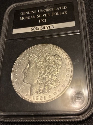 1921-P Morgan Silver Dollar. Brilliant Uncirculated.