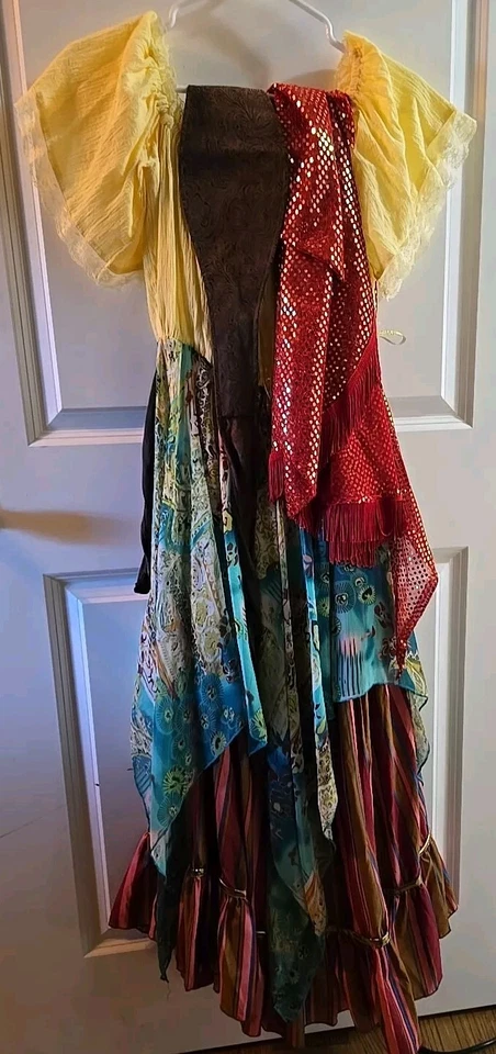 Disfraz de Halloween lector de tarot adivino para mujer con personaje M Foto 3 de 4