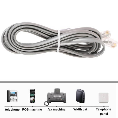 3 Pcs Telefonkabelkristallkopf Für Festnetztelefone Verlängerungskabel - Zdjęcie 4 z 12