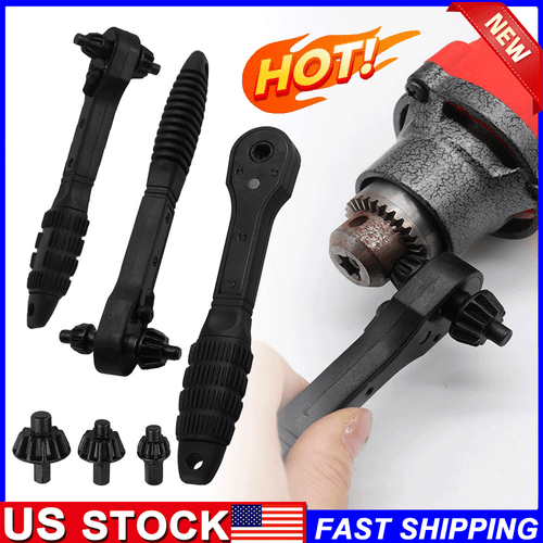 Drill Chuck Key Wrench Ratchet Spanner TR - Picture 1 of 16