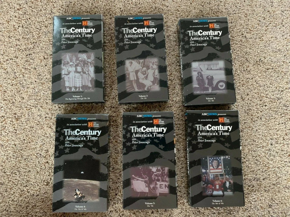 ABC News Presents The Century-America's Time-with Peter Jennings - 6 VHS Tapes - Image 3 of 4