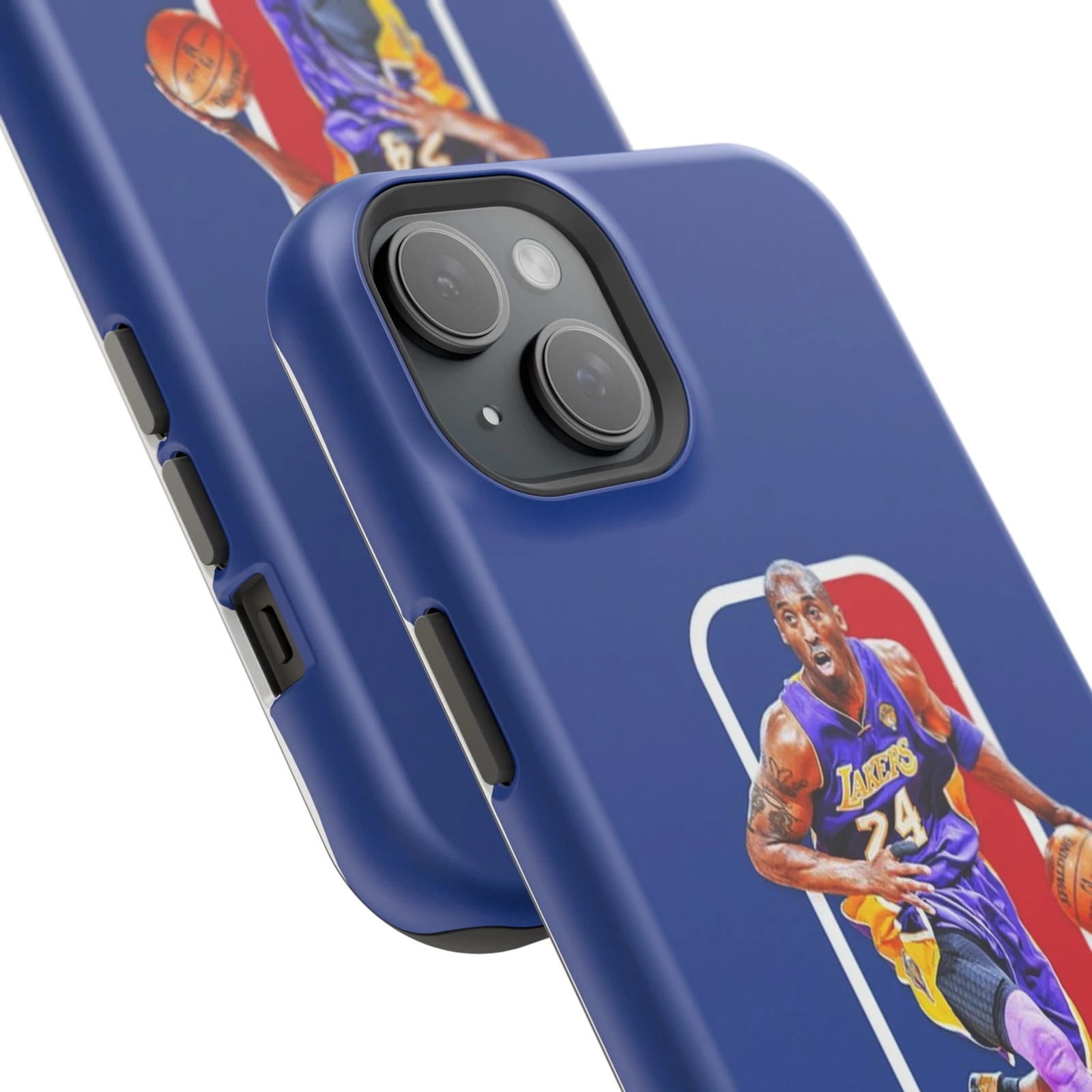 Kobe Bryant NBA Logo, Black Mamba Phone Case