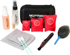 12-Piece Professional Optical Cleaning Kit with Fob Cleaning Cloths, Cleaning an
