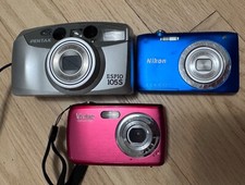Nikon Coolpix S2600 - Vivitar 7022 - Pentax Espio 105S - For Parts Only