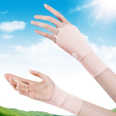 Damen Protektor Golfhandschuhe Hohlhand Sporthandschuhe Gummizug Links- & Rechtshand