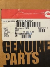 Cummins OEM Linear Actuator A030A007 new, open box