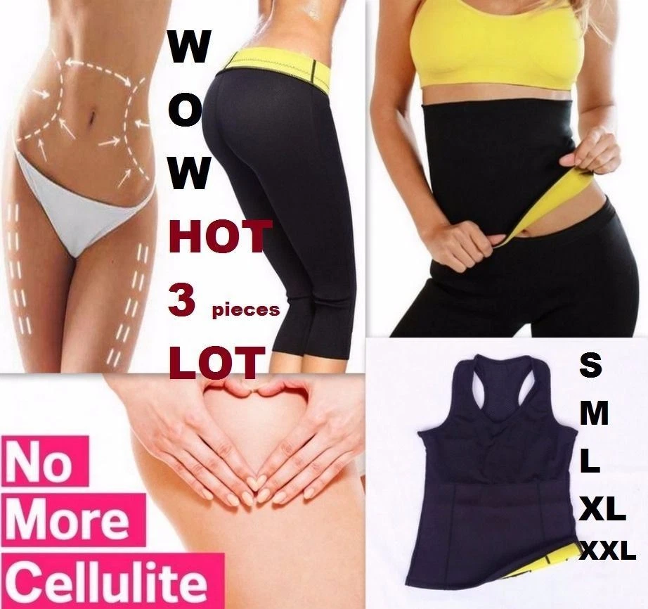NOUVEAU pantalon minceur chaud ceinture port thermique Capri anti cellulite p. eBay
