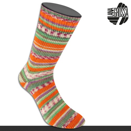 Lana Grossa 100 g Landlust die Sockenwolle 4-fädig Stricken Wolle Garn 34 Farben - Bild 48 von 103