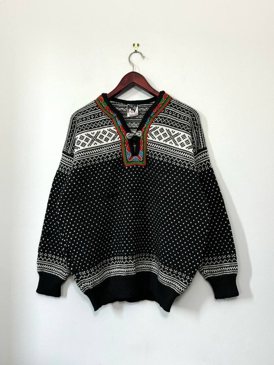 Vintage Dale Of Norway Wool Sweater Nordic Pattern XL | eBay