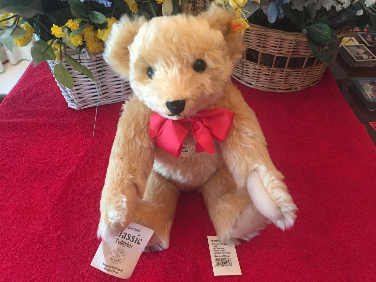 STEIFF Classic Teddy 1909, #000393, Jointed, 17”, NEW, Mint w/Tags