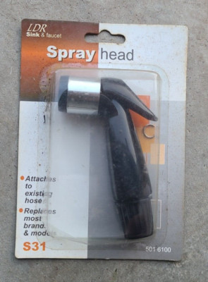 LDR SINK & FAUCET S31 SPRAY HEAD attaches to existing hose replaces most brands