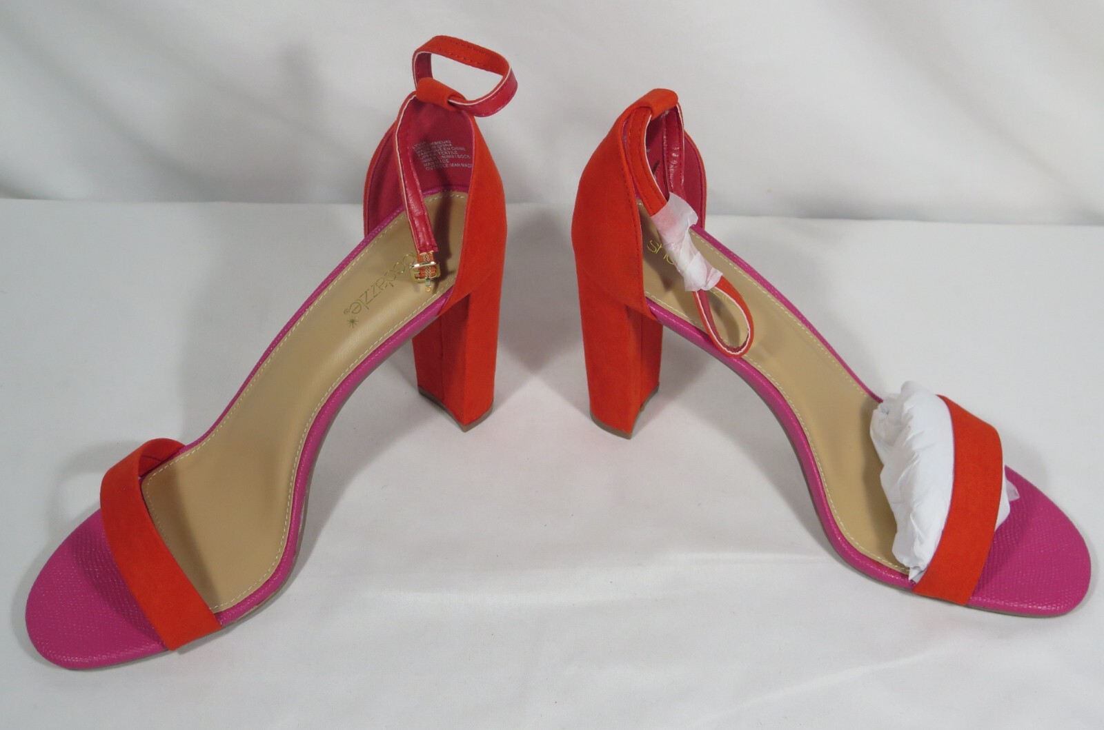 APL Scarpe Dazzle Lyvia sandali eleganti classici con tacco rosso multi taglia 11 (nuovi scatola aperta)