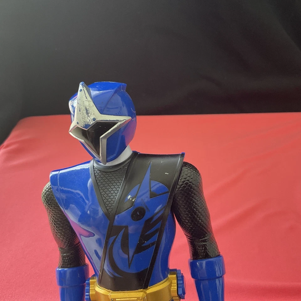 Figura de acción articulada Blue Power Ranger Super Ninja 12" Foto 4 de 4