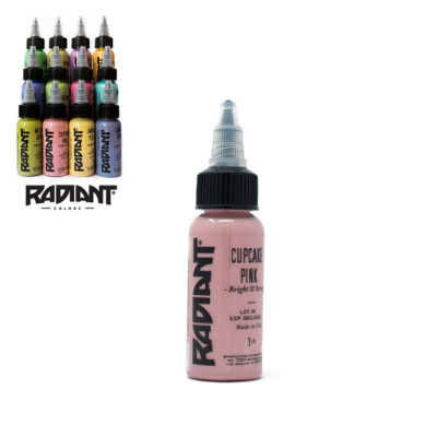 STRAHLENDE TATTOO-TINTE - PASTELLFARBEN - OFFIZIELLER HÄNDLER - FARBEN - 1oz