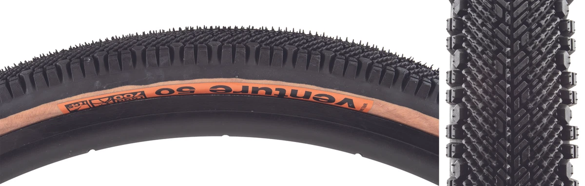 WTB Venture Tire 700 x 50 TCS Tubeless Folding Black Tan