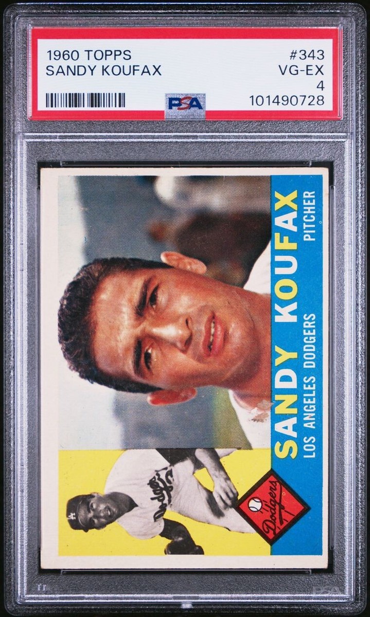 1960 Topps Card # 343 Sandy Koufax. PSA 4 | eBay
