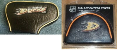 Anaheim Ducks NHL Blade or Mallet Putter Golf Club Head Cover Embroidered