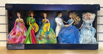 Disney Store Live Action 2015 Cinderella Movie Doll Set Exclusive RARE SEALED!
